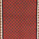 3’x5’8” Persian Kilim Orange Wool Hand-Knotted Rug - Image 3