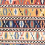 5’9”x8’5” Persian Kilim Ivory Wool Hand-Knotted Rug - Image 3