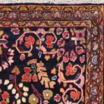 3’11”x13’5” Tribal Black Persian Wool Hand-Knotted Runner - Image 3
