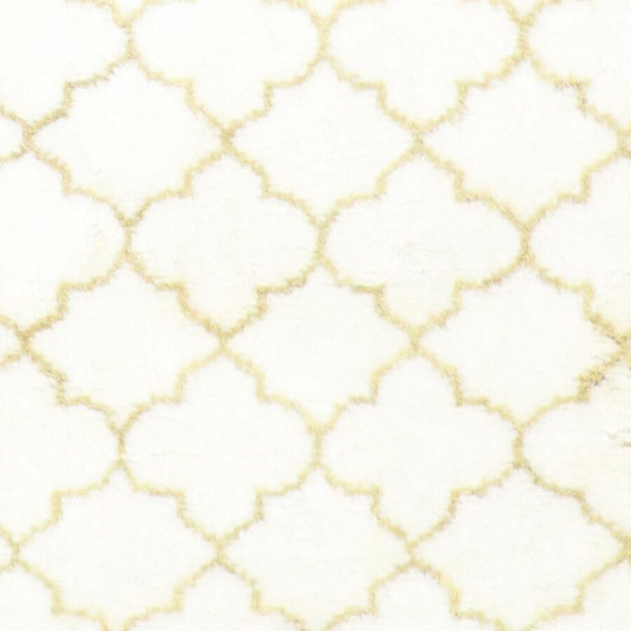4’x5’11” Contemporary Ivory Moroccan Wool Hand-Knotted Rug - Direct Rug Import | Rugs in Chicago, Indiana,South Bend,Granger