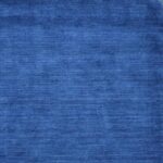 5’5”x8’6” Contemporary Blue Wool Hand-Knotted Rug - Image 3