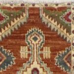2’3”x8’5” Traditional Orange Wool Hand-Knotted Rug - Image 2