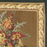 2’1”x2’6”  Brown Wool Hand-Knotted Tapestry - Image 2