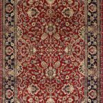 4’3”x6’3” Traditional Red Wool Hand-Knotted Rug - Direct Rug Import | Rugs in Chicago, Indiana,South Bend,Granger