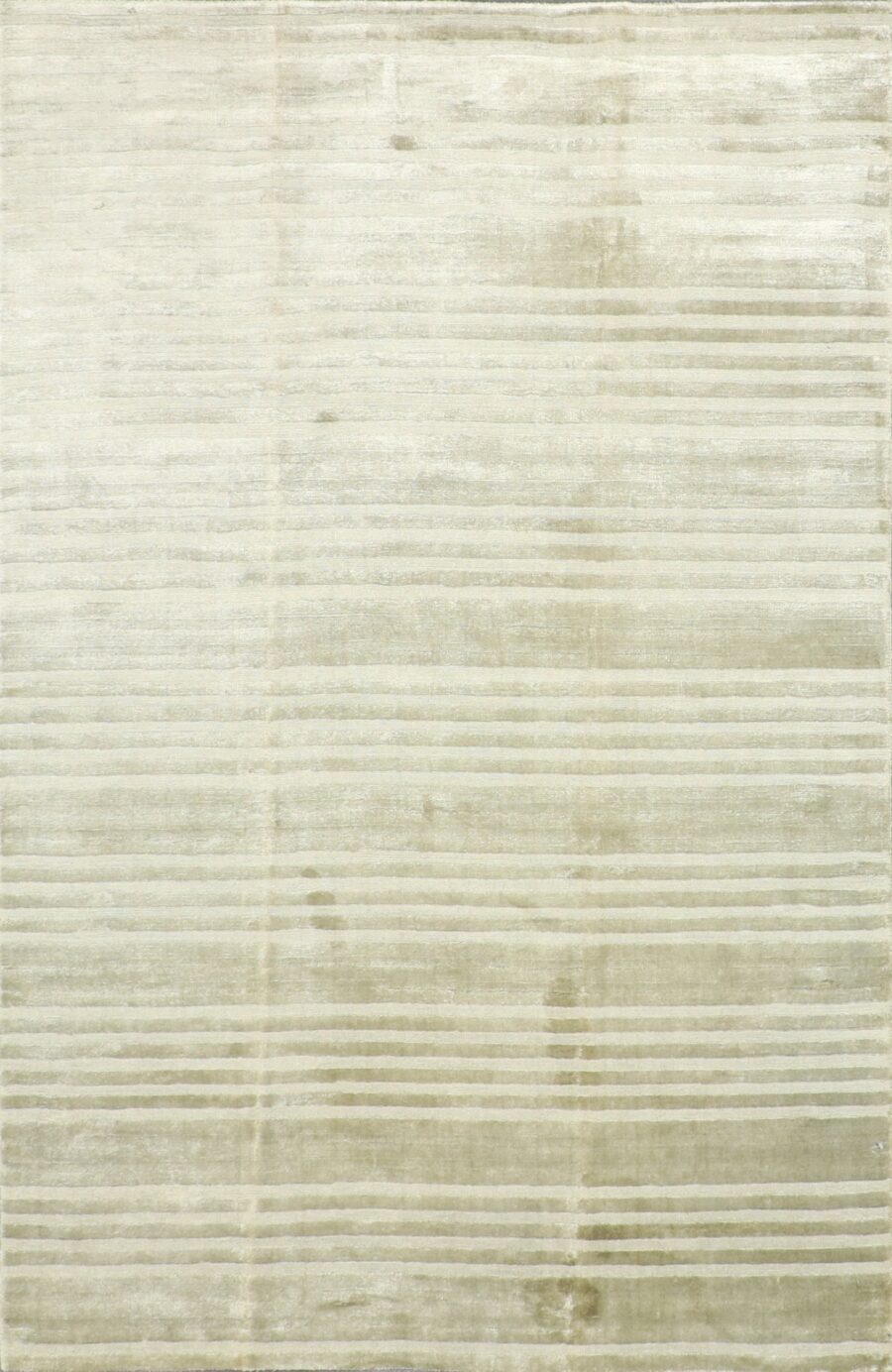 5’1”x7’10” Contemporary Light Green & Ivory Wool & Silk Hand-Knotted Rug - Direct Rug Import | Rugs in Chicago, Indiana,South Bend,Granger