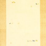 5’x8’ Contemporary Ivory Wool Hand-Knotted Rug