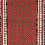 3’x5’8” Persian Kilim Orange Wool Hand-Knotted Rug