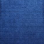 5’5”x8’6” Contemporary Blue Wool Hand-Knotted Rug