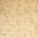 5’x7’10” Gold Tibetan Wool Hand-Knotted Rug