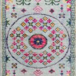 3’x9’9” Decorative Gay,Green & Pink Wool & Silk Hand-Knotted Rug - Direct Rug Import | Rugs in Chicago, Indiana,South Bend,Granger