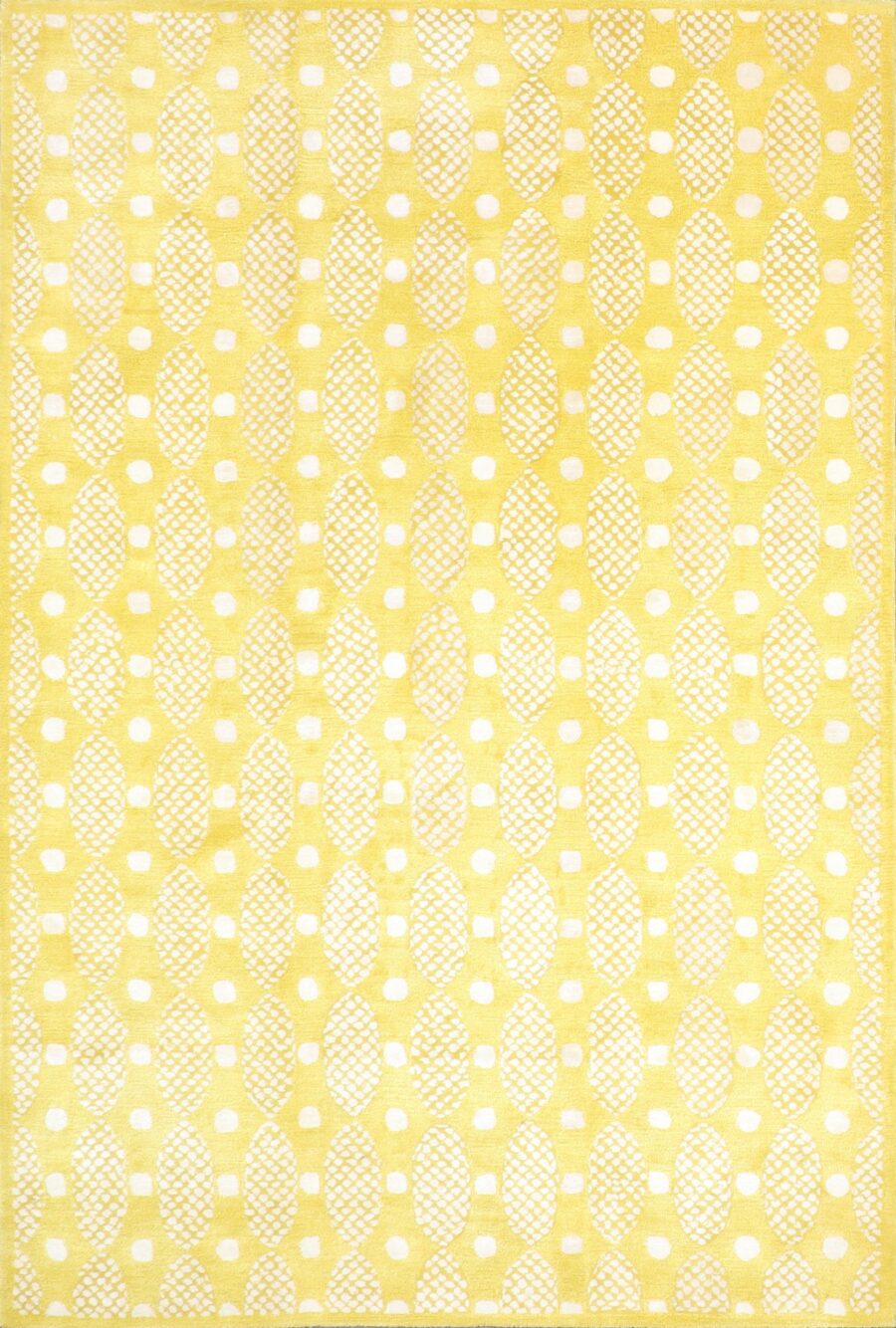 6’x9’ Contemporary Yellow Wool & Silk Hand-Tufted Rug - Direct Rug Import | Rugs in Chicago, Indiana,South Bend,Granger