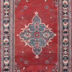 2’1”x5’11” Traditional Rust Persian Wool Hand-Knotted Runner