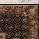 3’1”x12’2” Traditional Black Wool Hand-Knotted Runner - Image 3