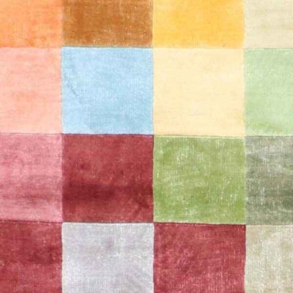 3’2”x4’9” Contemporary Multi-Colored Silk Hand-Knotted Rug - Direct Rug Import | Rugs in Chicago, Indiana,South Bend,Granger