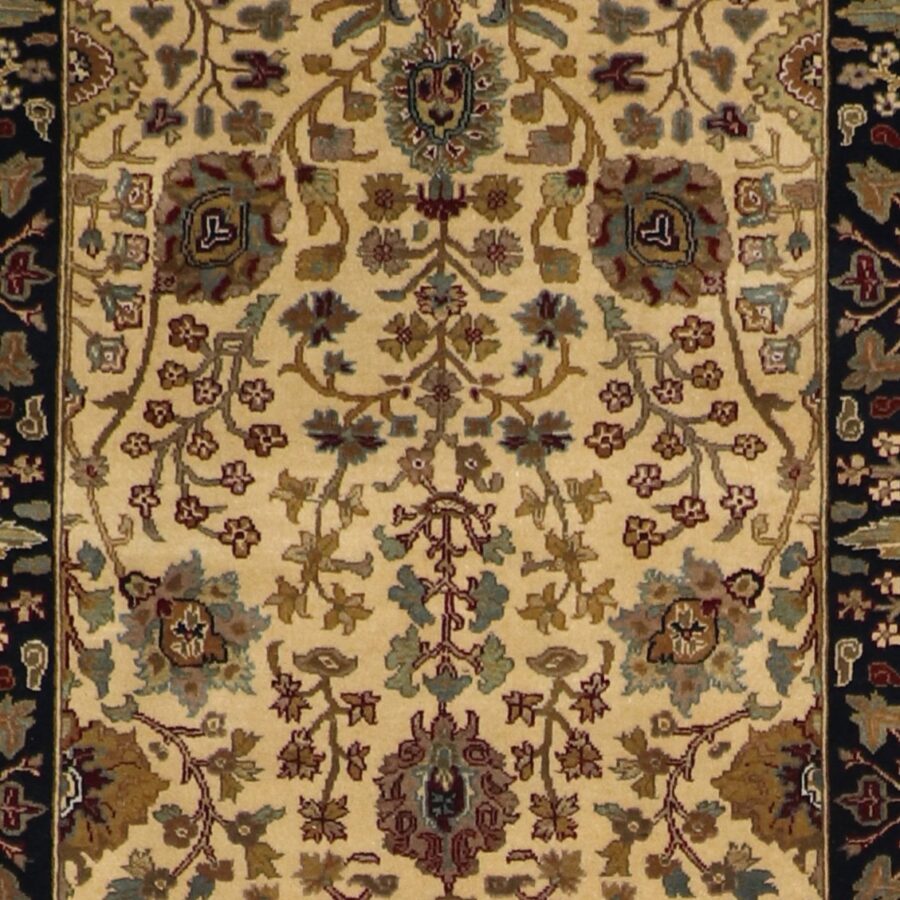 4’2”x6’ Decorative Tan Wool Hand-Knotted Rug - Direct Rug Import | Rugs in Chicago, Indiana,South Bend,Granger