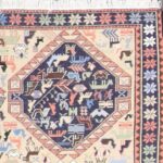 5’4”x6’10” Persian Kilim Wool Hand-Knotted Rug - Image 2