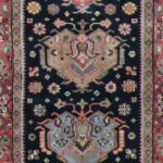2’4”x6’7” Traditional Black Wool Hand-Knotted Runner - Image 3