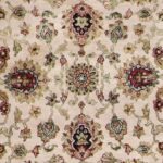 4’2”x6’2” Decorative Taupe Hand Spun Wool Hand-Knotted Rug - Image 2