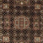 3’1”x12’2” Traditional Black Wool Hand-Knotted Runner - Image 2