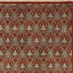 5’x7’1” Transitional Rust Wool Hand-Knotted Rug - Image 3