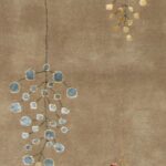 3’x6’9” Decorative Brown Rain Drop Wool & Silk Hand-Knotted Rug - Direct Rug Import | Rugs in Chicago, Indiana,South Bend,Granger