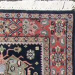 2’4”x6’7” Traditional Black Wool Hand-Knotted Runner - Image 2