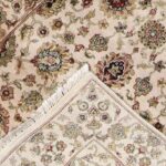 4’2”x6’2” Decorative Taupe Hand Spun Wool Hand-Knotted Rug - Image 4
