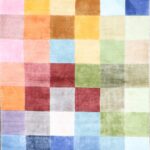 3’2”x4’9” Contemporary Multi-Colored Silk Hand-Knotted Rug - Direct Rug Import | Rugs in Chicago, Indiana,South Bend,Granger