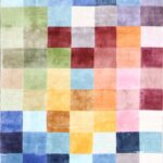 4’x5’11” Contemporary Multi Color Silk Hand-Finished Rug - Direct Rug Import | Rugs in Chicago, Indiana,South Bend,Granger