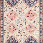 5’4”x6’10” Persian Kilim Wool Hand-Knotted Rug