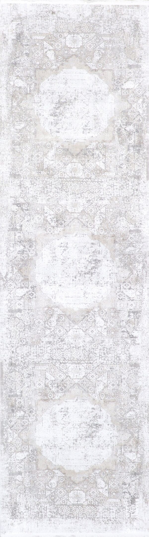 2’7”x10’ Transitional Gray Wool & Silk Hand-Finished Rug - Direct Rug Import | Rugs in Chicago, Indiana,South Bend,Granger