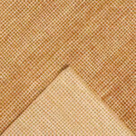 6’2”x8’8” Contemporary Tan Wool Hand-Knotted Rug - Image 4