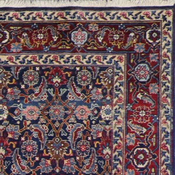 4’6”x6’3” Antique Farahan Navy Tribal Wool Hand-Knotted Rug - Direct Rug Import | Rugs in Chicago, Indiana,South Bend,Granger