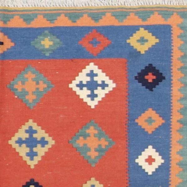 3’6”x5’ Decorative Orange Wool Hand-Knotted Rug - Direct Rug Import | Rugs in Chicago, Indiana,South Bend,Granger