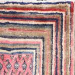 3’x3’2” Persian Hamedan Wool Hand-Knotted Rug - Image 2