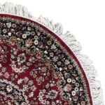 4’x4’ Traditional Red Wool Hand-Knotted Rug - Image 2