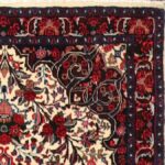 3’9”x5’7” Traditional Ivory Persian Wool Hand-Knotted Rug - Image 3