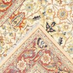 4’1”x6’2” Decorative Ivory Wool Hand-Knotted Rug - Image 4