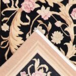 2’7”x8’ Traditional Black Wool Hand-Knotted Rug - Image 4