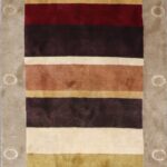 4’x6’ Contemporary Gray Wool & Silk Hand-Knotted Rug - Direct Rug Import | Rugs in Chicago, Indiana,South Bend,Granger