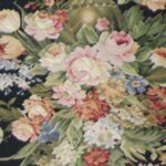 3’3”x3’11” Black Wool Hand-Knotted Tapestry - Image 2
