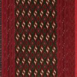 2’5”x4’5” Traditional Pillow Bkhara Red Persian Wool Hand-Knotted Rug