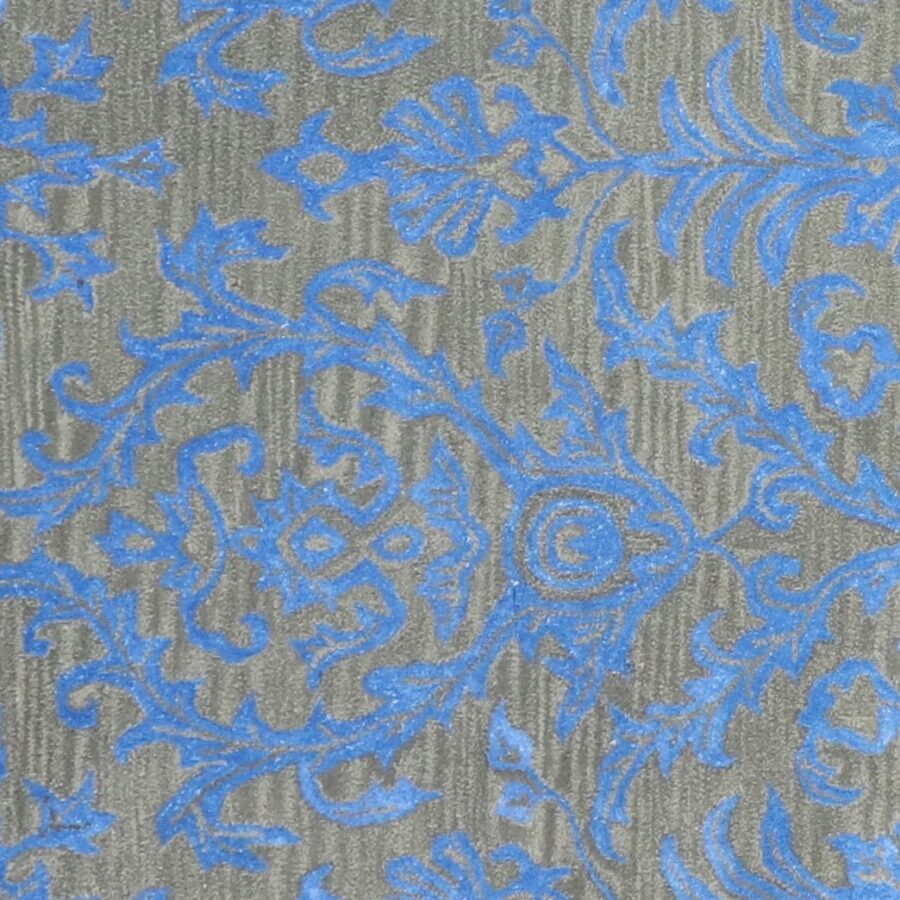 6'x9' Transitional Blue Wool & Silk Hand-Tufted Rug - Direct Rug Import | Rugs in Chicago, Indiana,South Bend,Granger