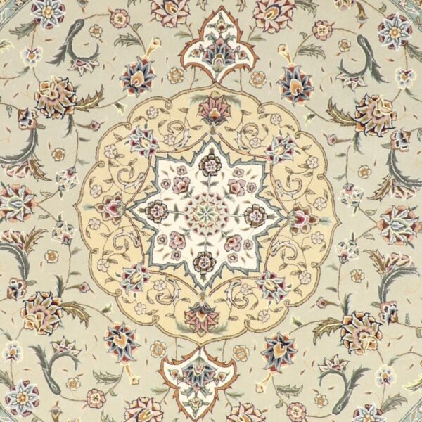 8'x8' Decorative Round Wool & Silk Hand-Tufted Rug - Direct Rug Import | Rugs in Chicago, Indiana,South Bend,Granger