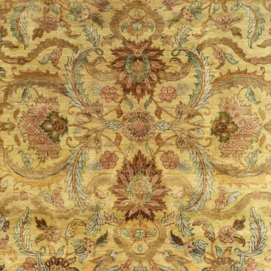 8'x9'111" Decorative Gold Wool Hand-Knotted Rug - Direct Rug Import | Rugs in Chicago, Indiana,South Bend,Granger