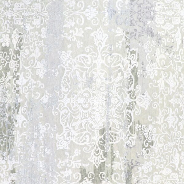 8'x9'9" Transitional Gray Wool & Silk Hand-Knotted Rug - Direct Rug Import | Rugs in Chicago, Indiana,South Bend,Granger