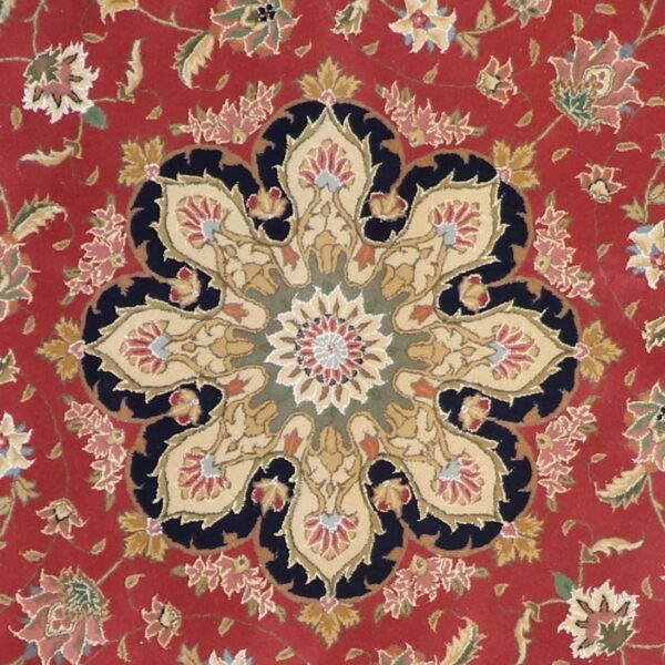 8'6"x8'6" Traditional Round Wool & Silk Hand-Tufted Rug - Direct Rug Import | Rugs in Chicago, Indiana,South Bend,Granger