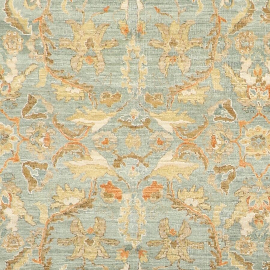 6'x9' Traditional Teal Wool Hand-Knotted Rug - Direct Rug Import | Rugs in Chicago, Indiana,South Bend,Granger