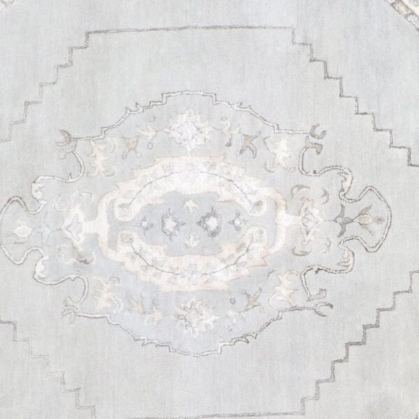 8'5"x8'5" Decorative Round Vintage Wool & Silk Hand-Tufted Rug - Direct Rug Import | Rugs in Chicago, Indiana,South Bend,Granger