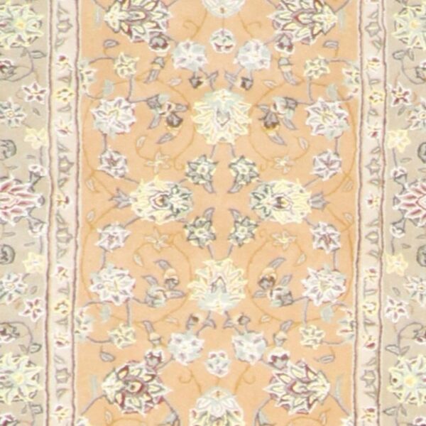 2'7"x8'1" Decorative Tan Wool & Silk Hand-Tufted Rug - Direct Rug Import | Rugs in Chicago, Indiana,South Bend,Granger